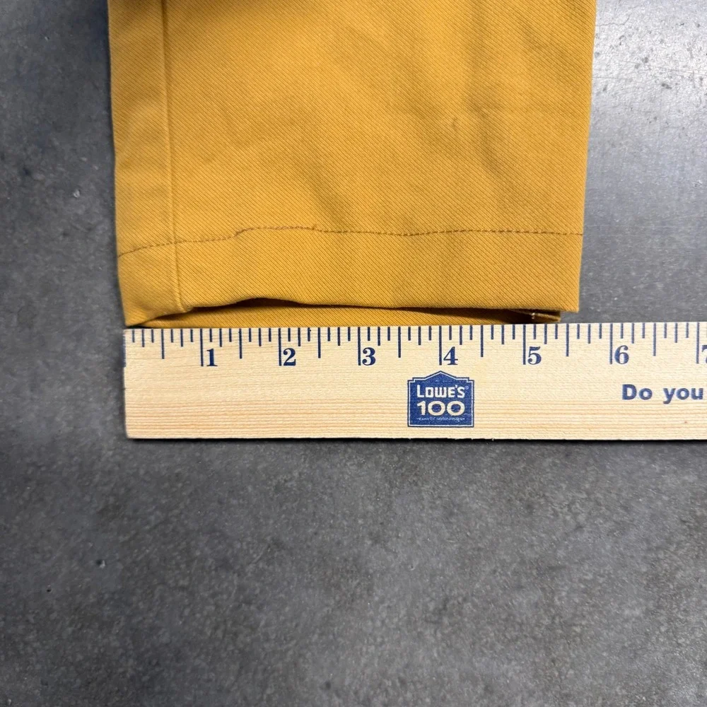 Banana Republic Traveler Slim Fit Pants Ochre Yellow 34x27 S/744271-05 Mens